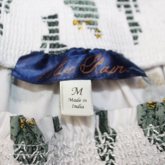 Blue Rain Cactus Off the Shoulders Top - Picture 9 of 12